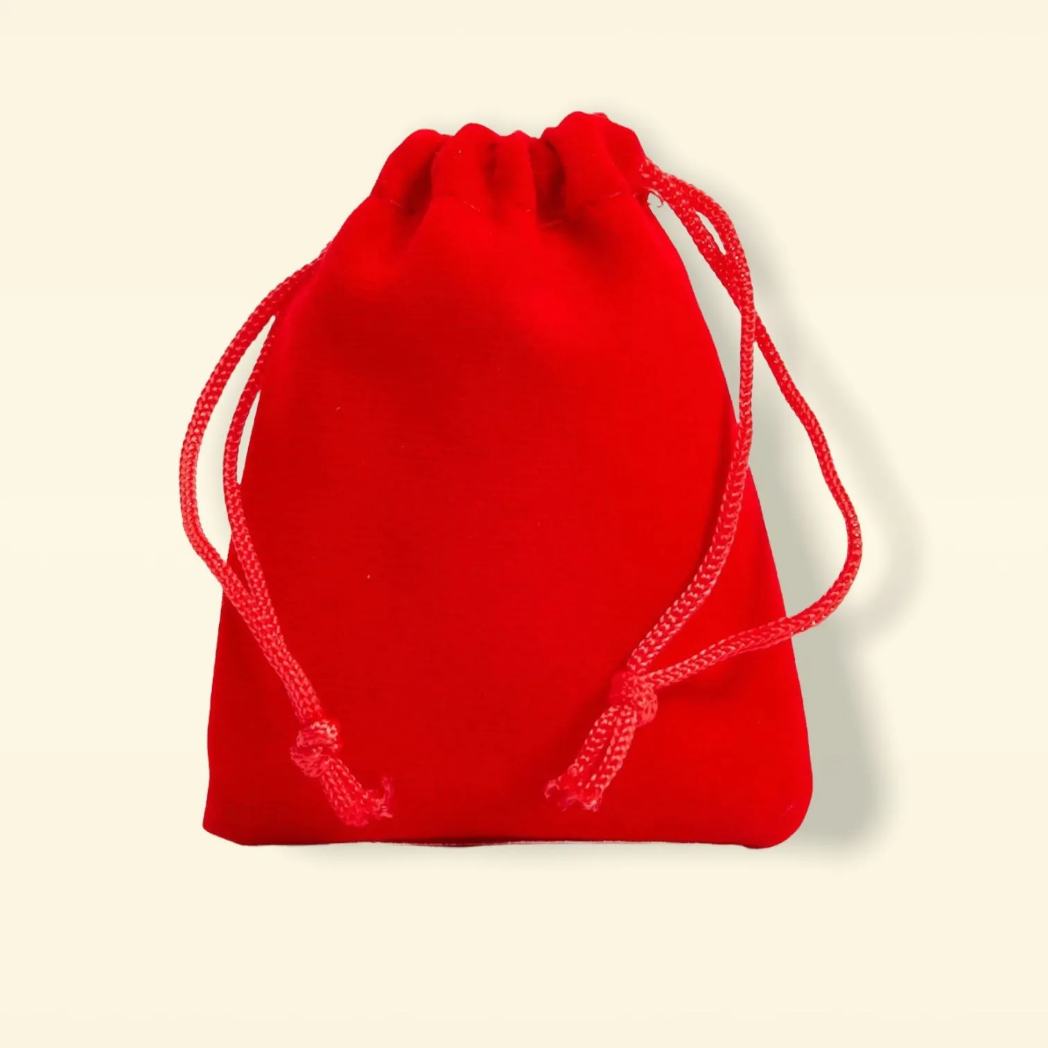 Red Velvet Jewelry Pouch