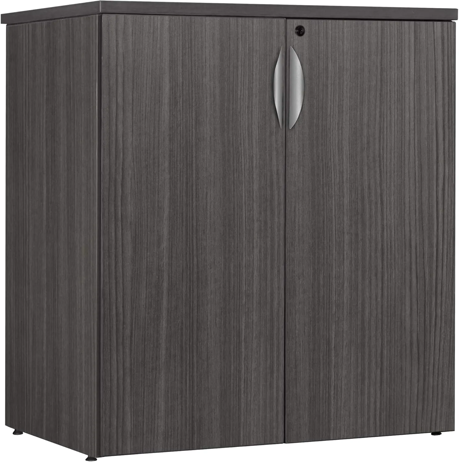 Regency Legacy Storage Cabinet with Adjustable Shelves and Locking Doors, 35", Ash Grey