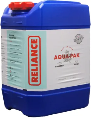 Reliance Aqua-Pak Ecopackaging Water Container