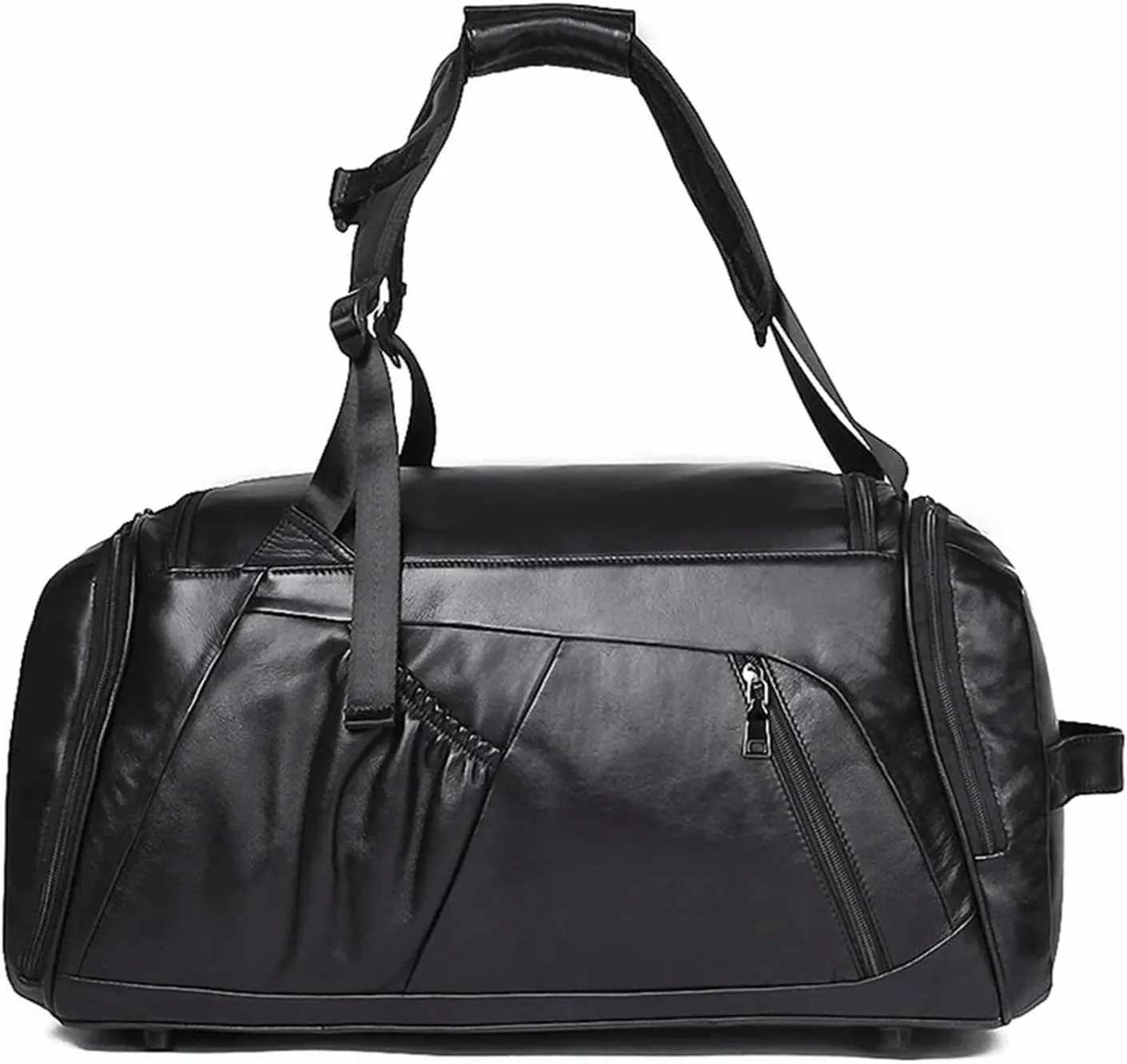 Retro Leather Duffle Bag Weekend Bag Men's Handbag Men Real Cowhide Leather Travel Duffle Bag