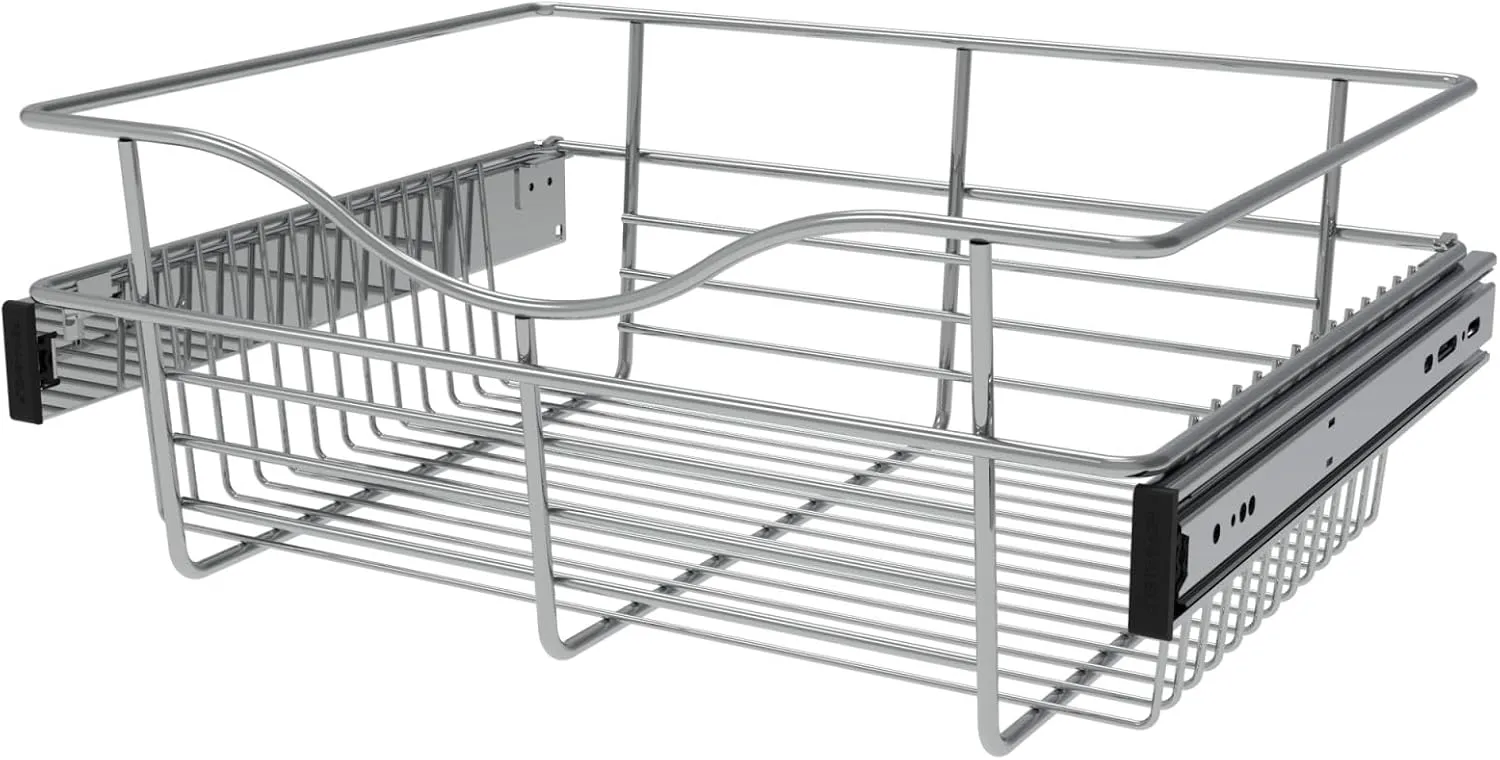 Rev-A-Shelf - CB-181407CR-1 - Chrome Closet Pull-Out Basket