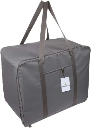 Rexine Jumbo Attachi Bag Travel Handbag Storage Carrying Bag, Blanket Cover,Duffle,Travel Multi-Purpose Bag Ctktc034727 (Grey)