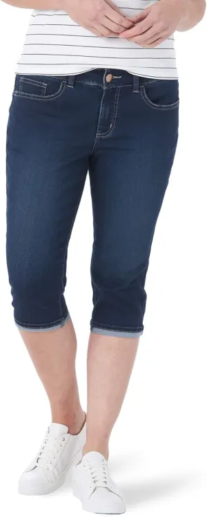 Riders by Lee Indigo Women's Ultra Soft Denim Capri