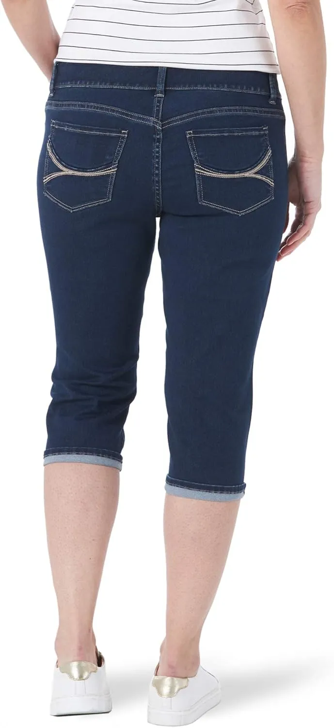 Riders by Lee Indigo Women's Ultra Soft Denim Capri
