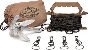 Rig'Em Right Waterfowl Step-Up Jerk Rig Decoy Ultimate Motion Device for Duck Hunting, Gives Motion for up to Four Decoys