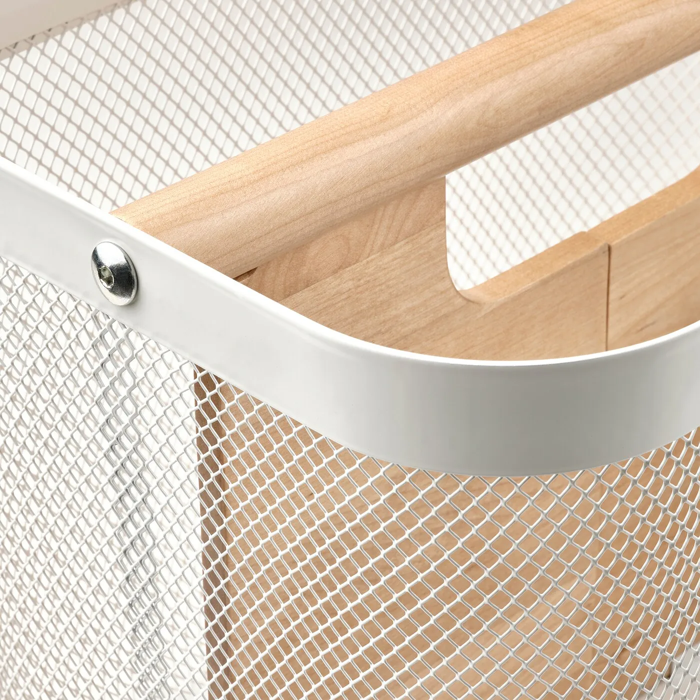 RISATORP Basket with compartments, white, 33x24x23 cm, 30527637
