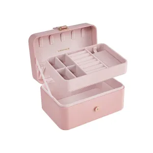 Rootz Travel Jewelry Box - Jewelry Case - Jewelry Organizer - Lightweight - 11cm x 16cm x 8cm