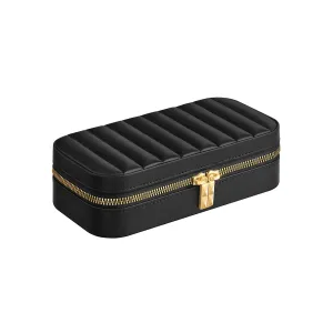 Rootz Travel Jewelry Box Organizer - Jewelry Case - Storage Case - Compact Design - 10.5cm x 20.5cm x 6cm