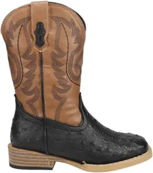 ROPER Infant Boys Cowbaby Bumps Round Toe Casual Boots Mid Calf - Brown