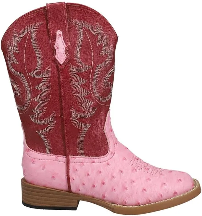 ROPER Infant Boys Cowbaby Bumps Round Toe Casual Boots Mid Calf - Brown