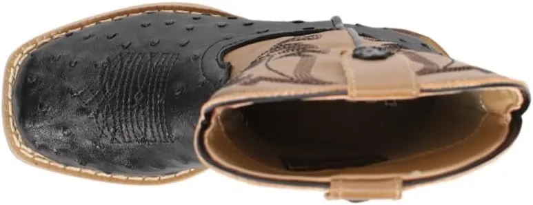 ROPER Infant Boys Cowbaby Bumps Round Toe Casual Boots Mid Calf - Brown