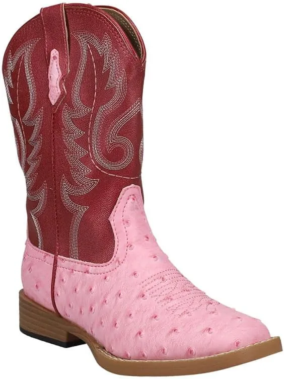 ROPER Infant Boys Cowbaby Bumps Round Toe Casual Boots Mid Calf - Brown