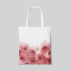Rose petal and glamour styled tote bag