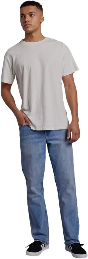 Rsq Mens Straight Medium Wash Denim Jeans