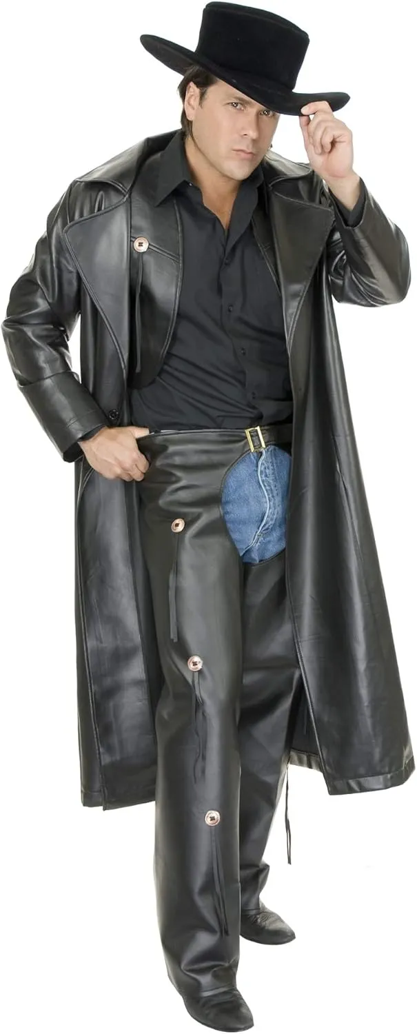 Rubies Men's Faux-Leather Range Rider
