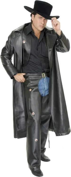 Rubies Men's Faux-Leather Range Rider