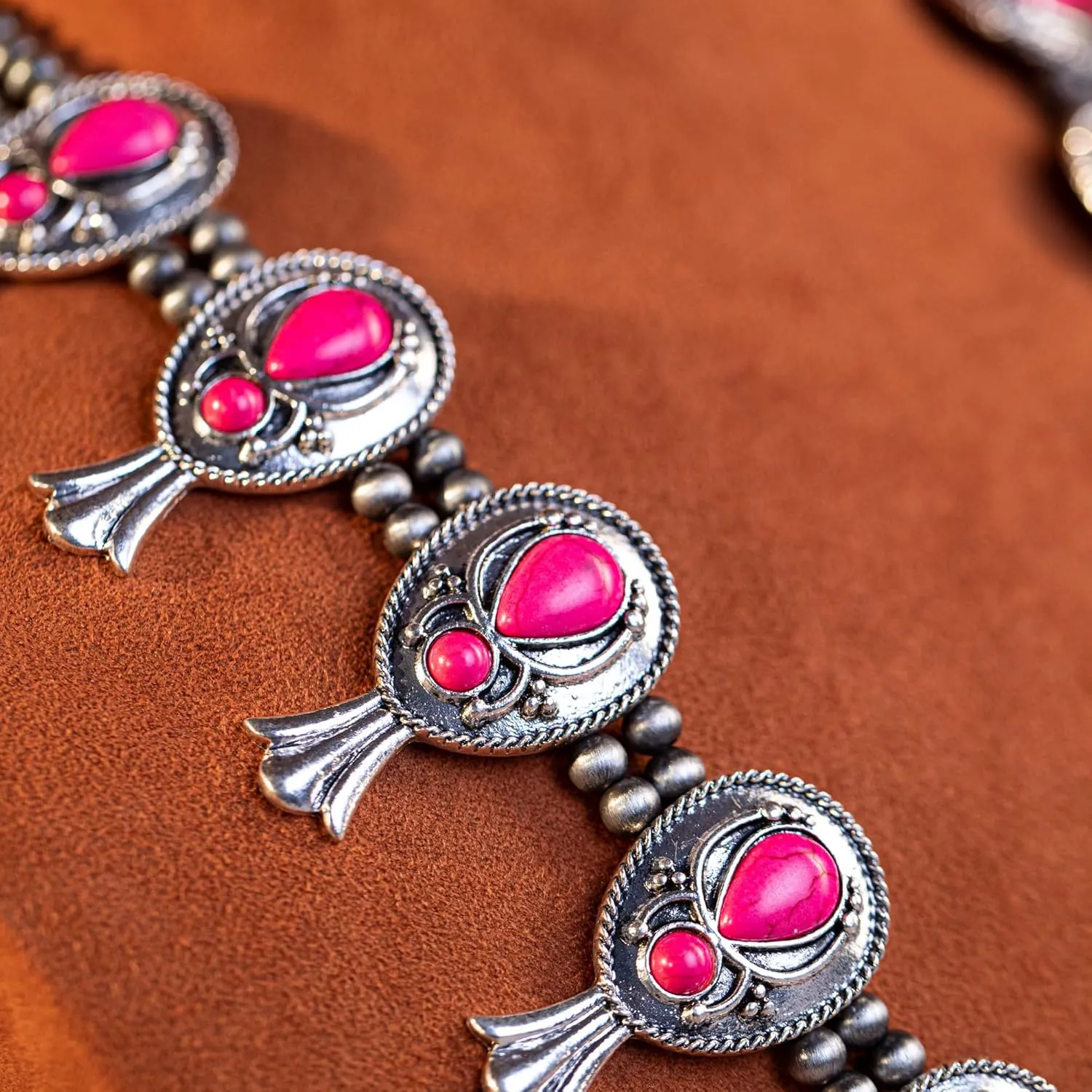 Rustic Couture's Western Jewelry Set for Women Cowgirl Vintage Western Necklace Earring