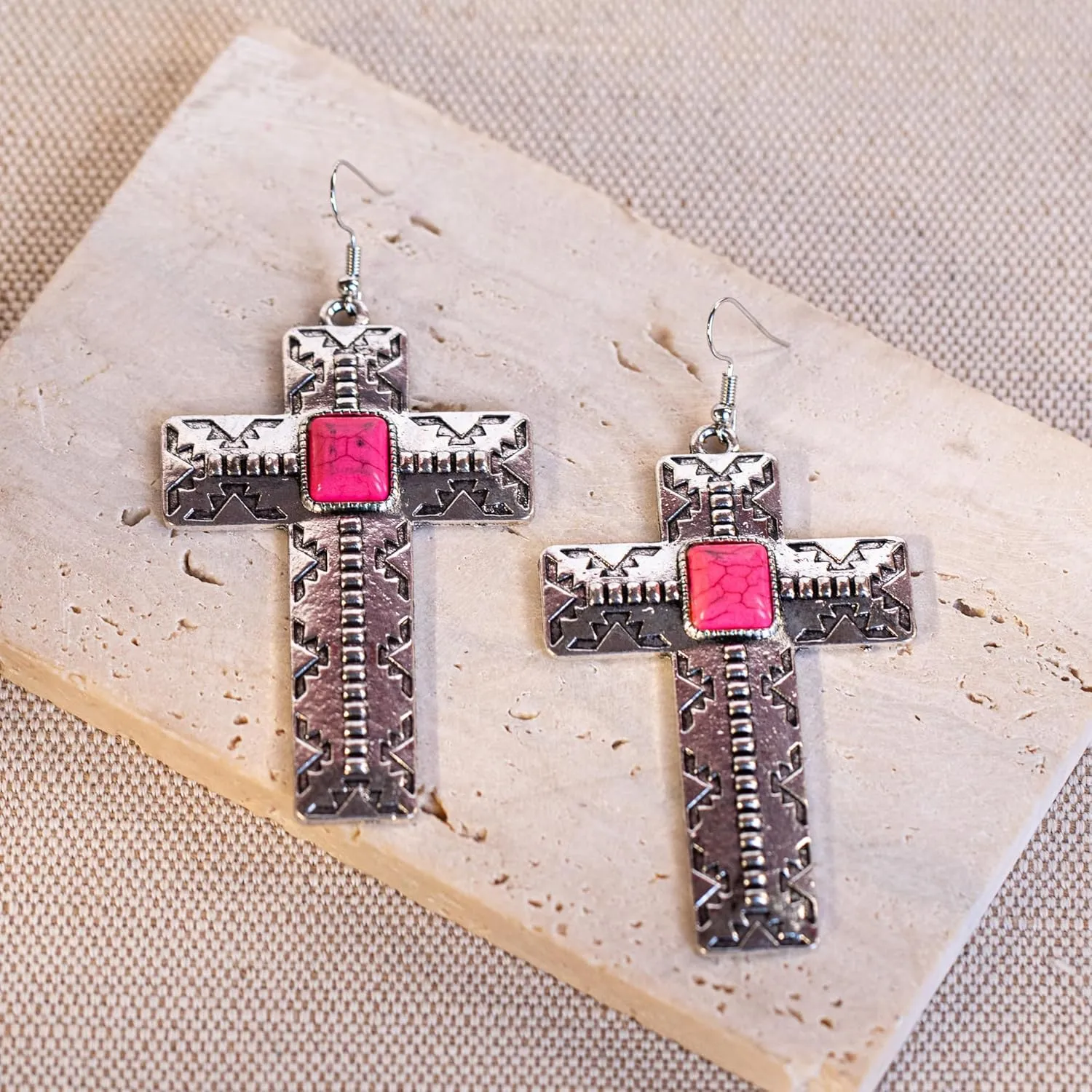 Rustic Couture's Western Jewelry Set for Women Cowgirl Vintage Western Necklace Earring