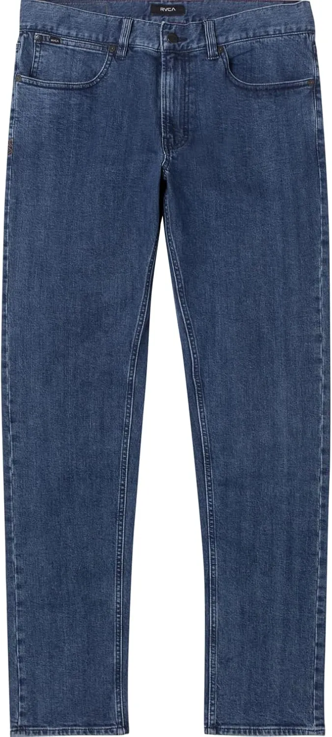 RVCA Mens Slim Fit Denim Pants