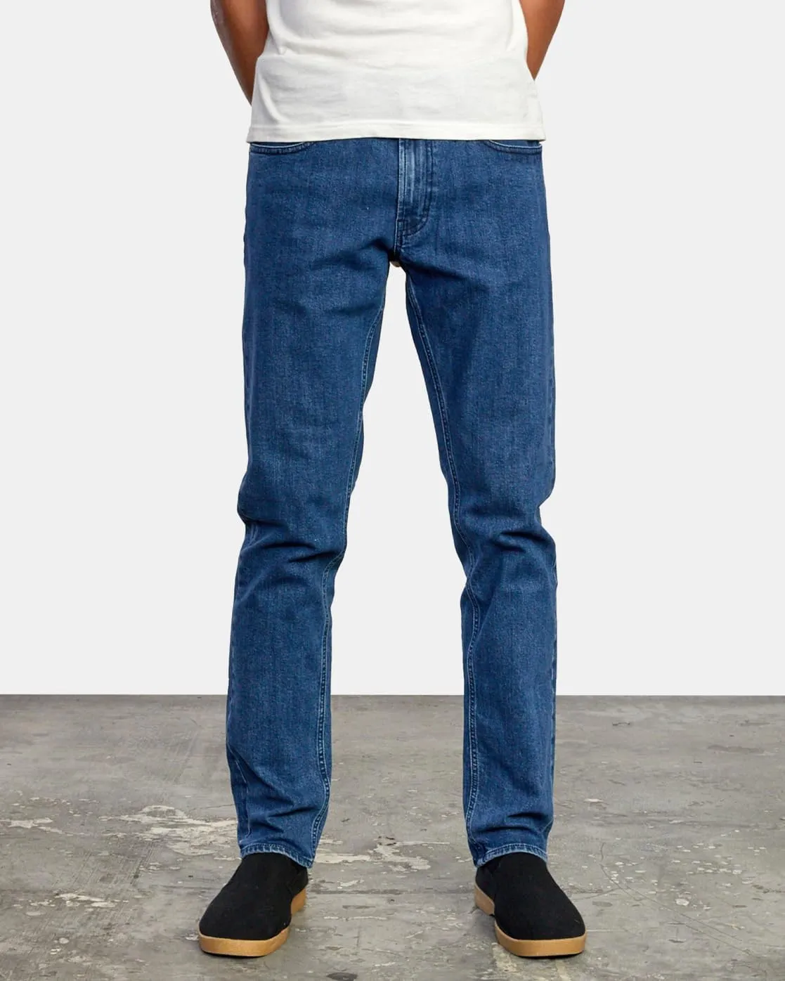 RVCA Mens Slim Fit Denim Pants