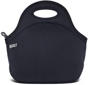 Rynx | Built Gourmet Getaway Soft Neoprene Lunch Tote Bag - Lightweight, Insulated And Reusable Black Lb31-Blk
