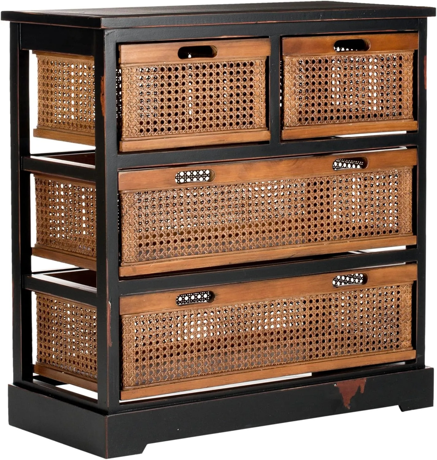 Safavieh American Homes Collection Jackson Black 4-Drawer Storage Unit