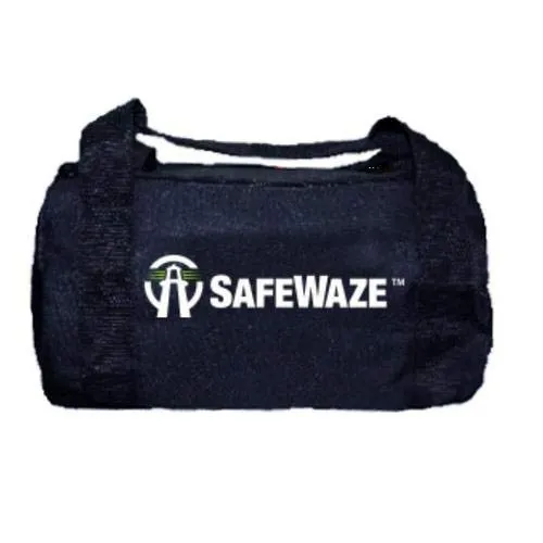 Safewaze FS8125, PRO Small Black Zipper Duffle Bag 13", Pack of 10 pcs