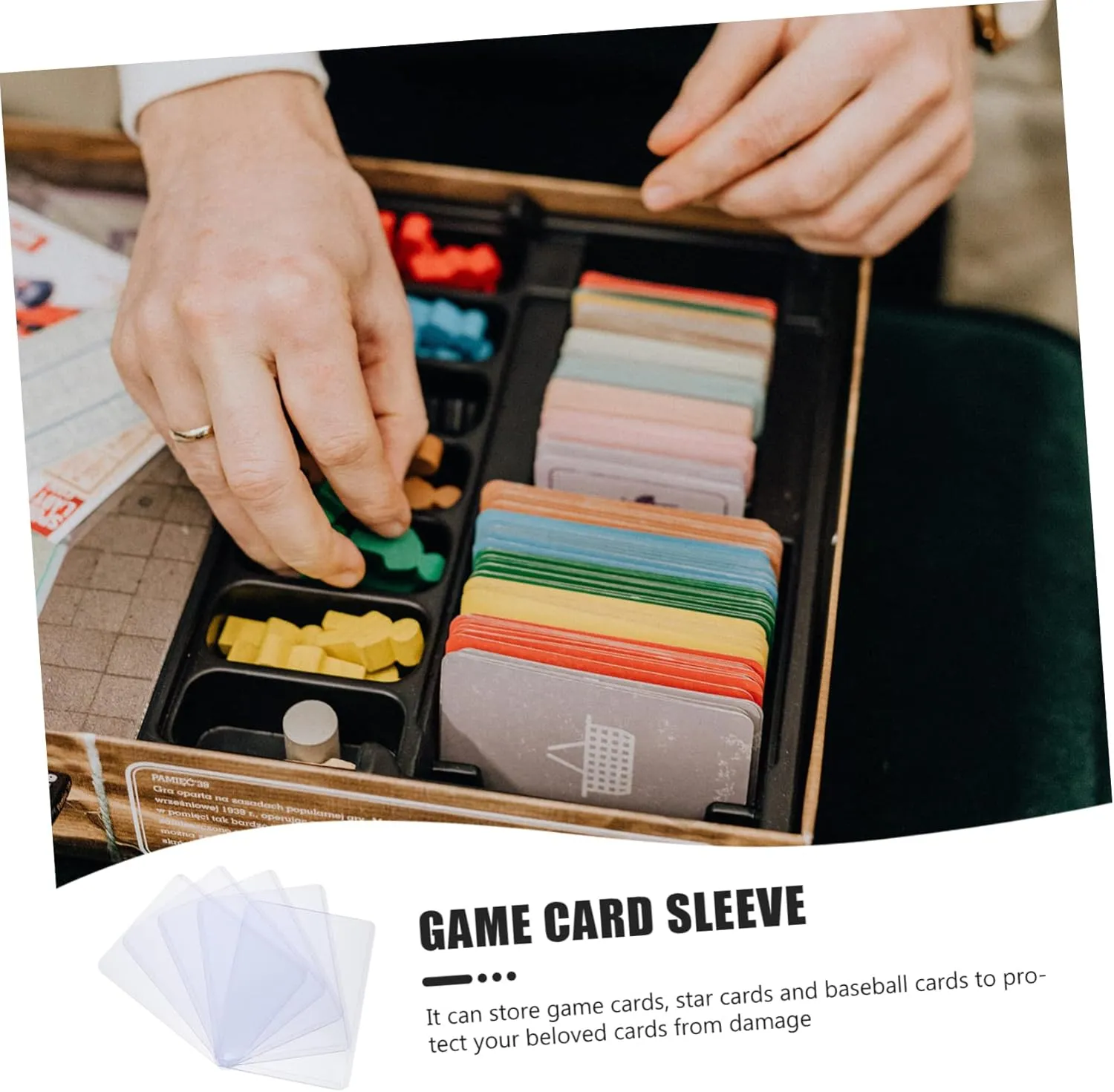 SAFIGLE 120 Pcs Hard Card Sleeves for Trading Cards, 3" x 4" Ultra-Clear Top Loader Protectors, Perfect for Baseball, Sports, and Game Cards