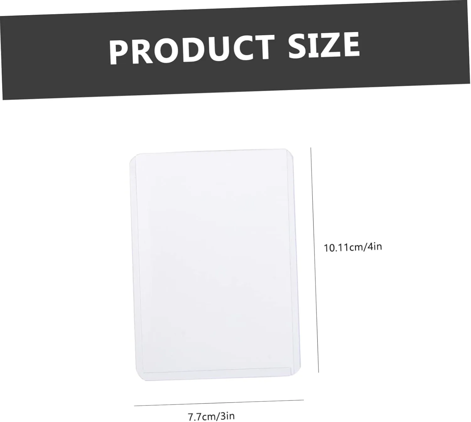 SAFIGLE 120 Pcs Hard Card Sleeves for Trading Cards, 3" x 4" Ultra-Clear Top Loader Protectors, Perfect for Baseball, Sports, and Game Cards