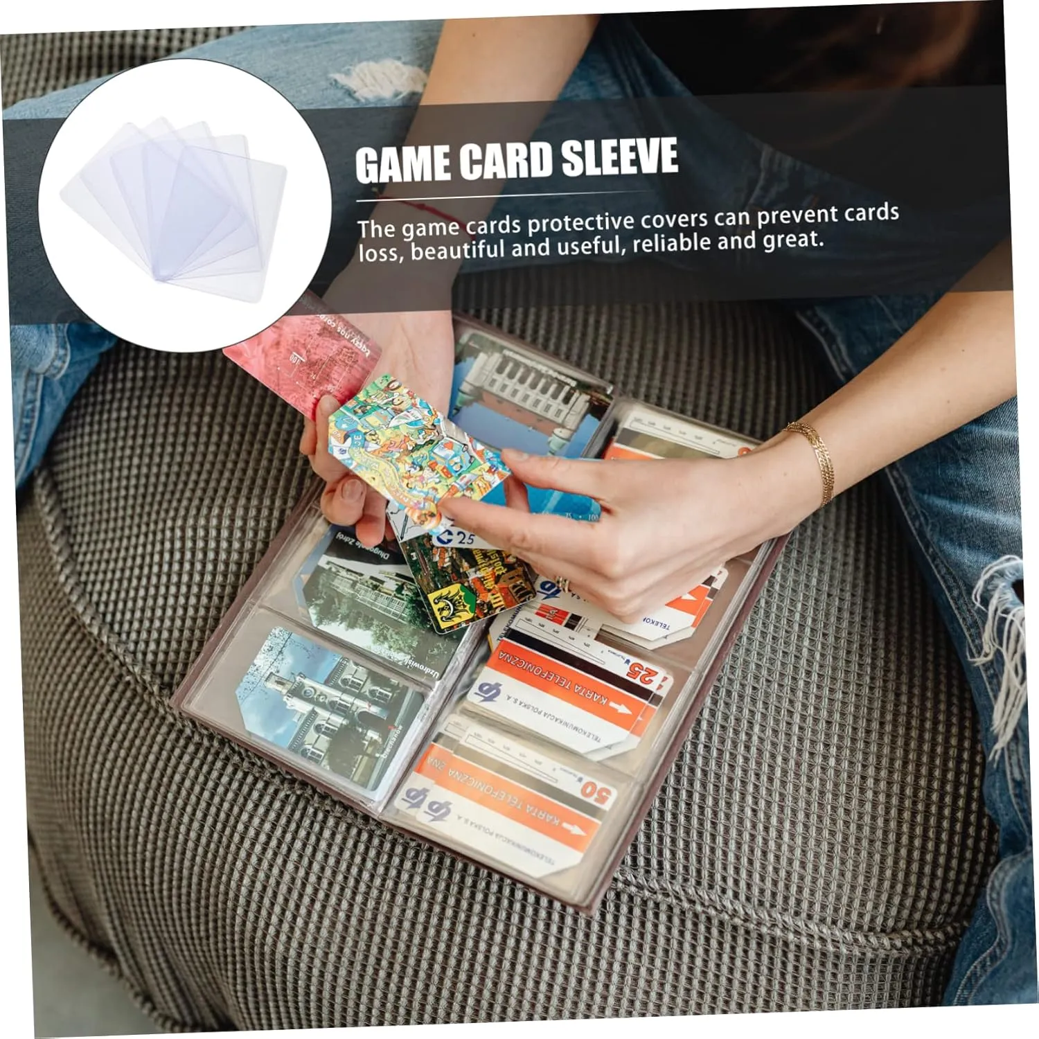 SAFIGLE 120 Pcs Hard Card Sleeves for Trading Cards, 3" x 4" Ultra-Clear Top Loader Protectors, Perfect for Baseball, Sports, and Game Cards