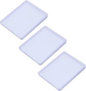 SAFIGLE 120 Pcs Hard Card Sleeves for Trading Cards, 3" x 4" Ultra-Clear Top Loader Protectors, Perfect for Baseball, Sports, and Game Cards