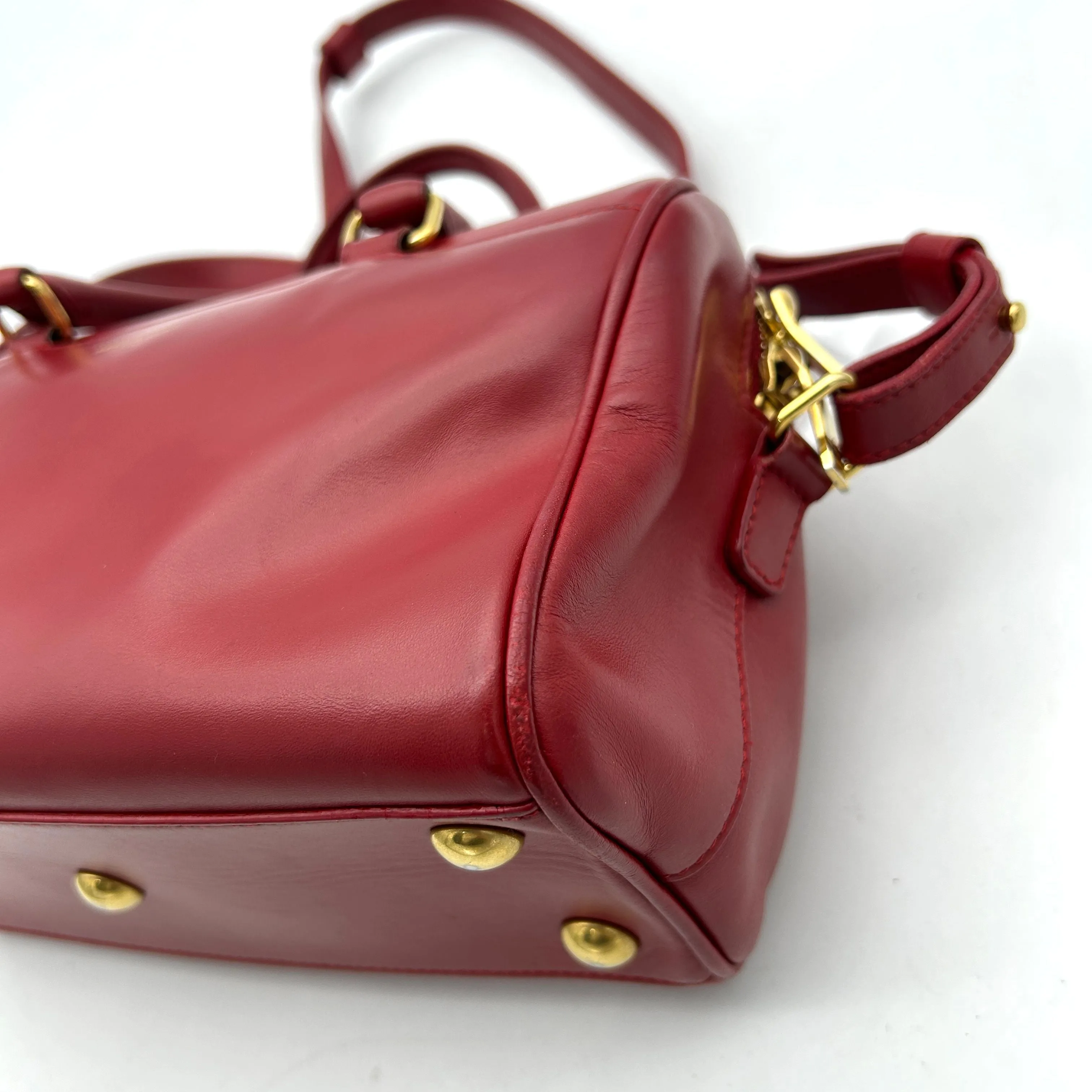 Saint Laurent Classic Baby Duffle Bag - Red Crossbody Bags, Handbags LA7641