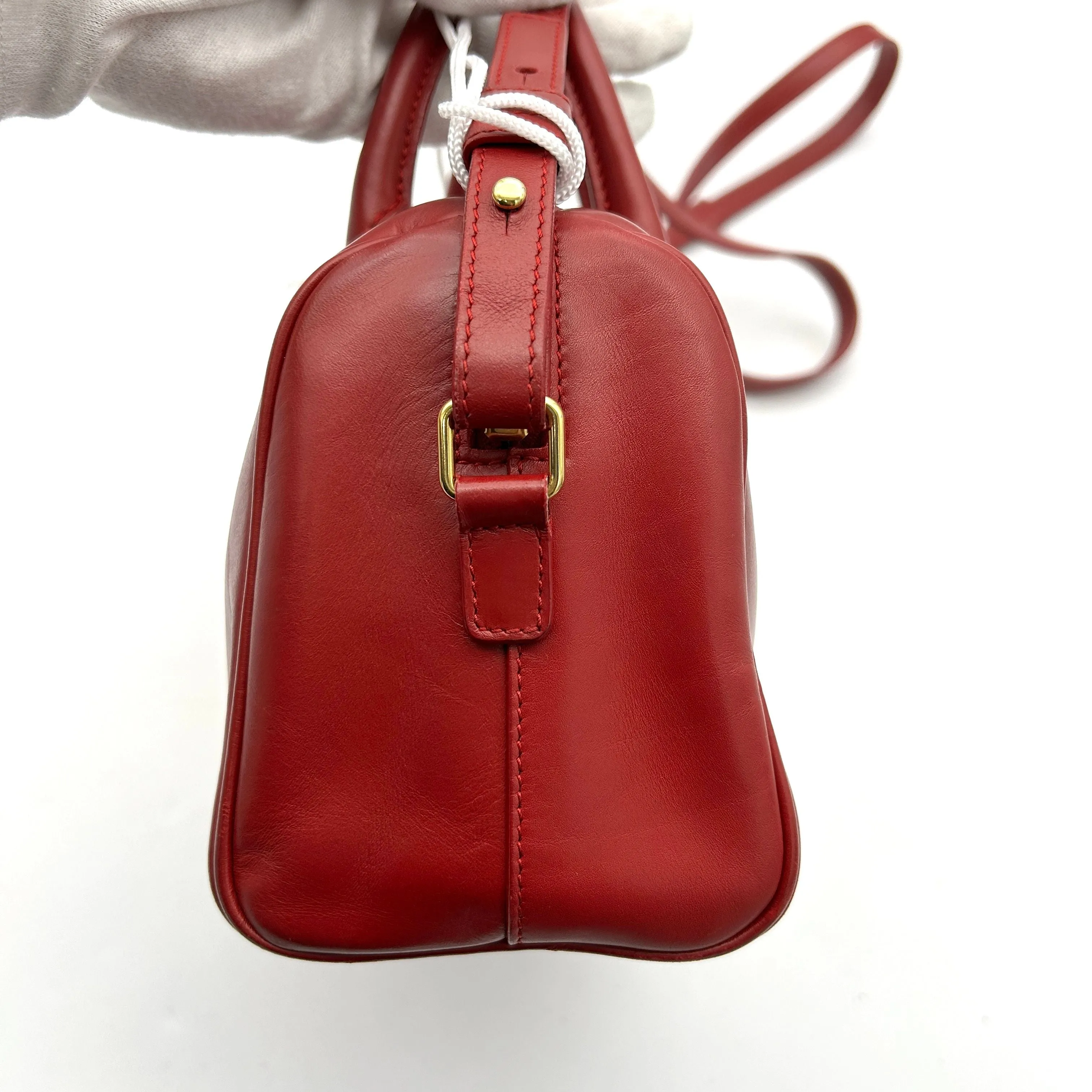 Saint Laurent Classic Baby Duffle Bag - Red Crossbody Bags, Handbags LA7641