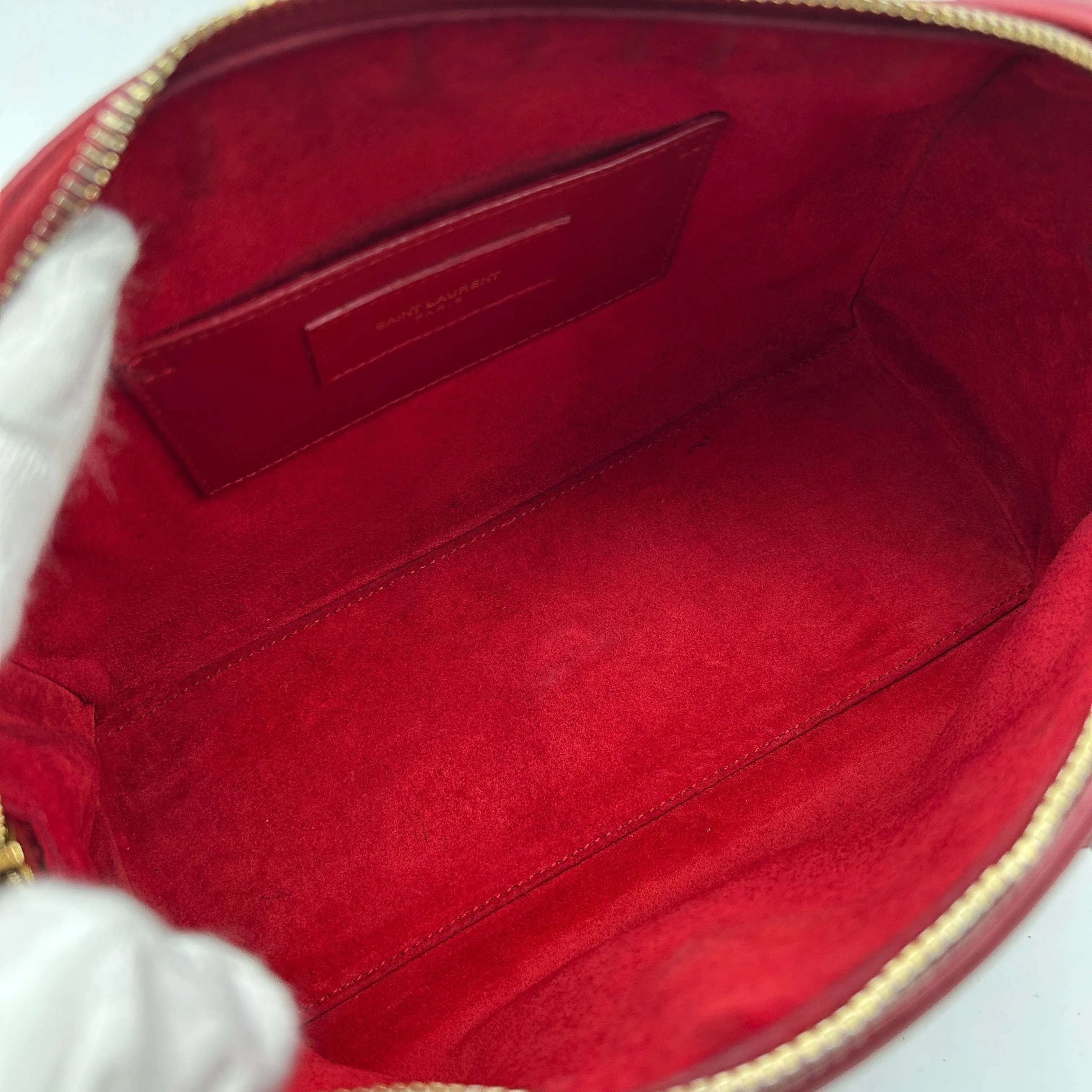 Saint Laurent Classic Baby Duffle Bag - Red Crossbody Bags, Handbags LA7641