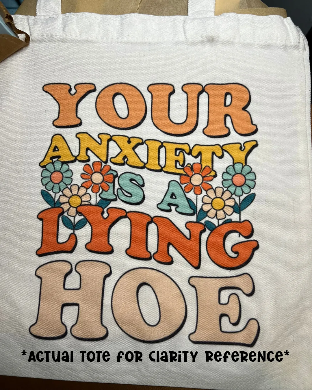 Sarcastic BE NICE Tote