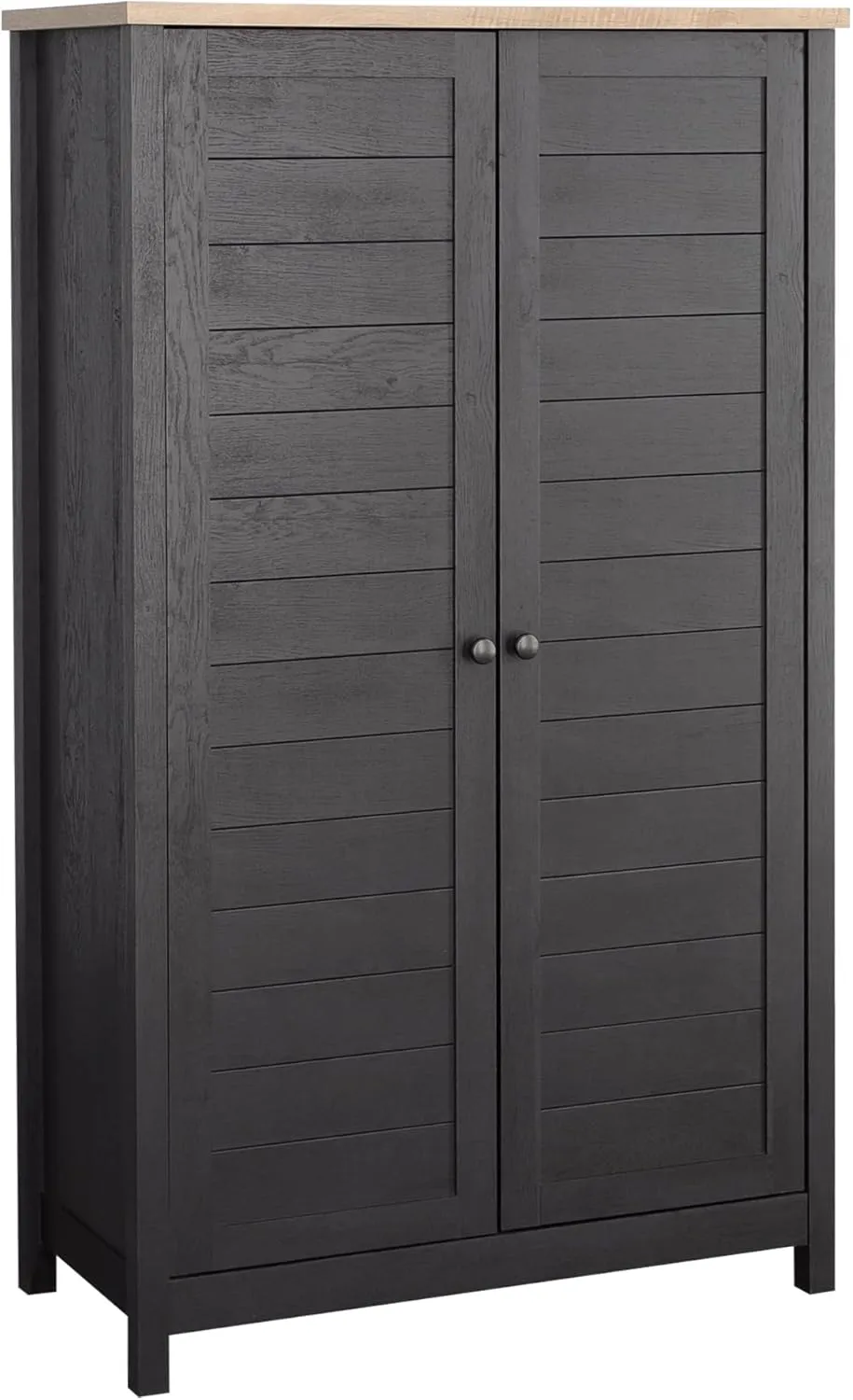 Sauder Cottage Road Storage Cabinet, Raven Oak Finish