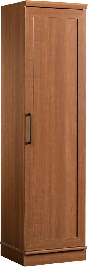 Sauder HomePlus Kitchen Pantry Storage Cabinet Slim Single Door with Adjustable Shelves, Laundry Bathroom Storage Cabinet, in Sienna Oak