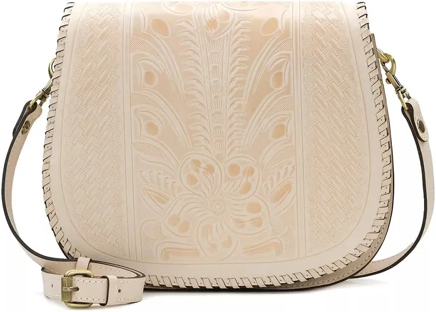 Savini Saddle Bag - Burnished Tooled Color