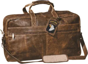 Scully Unisex Lambskin Duffle Bag Brown One Size