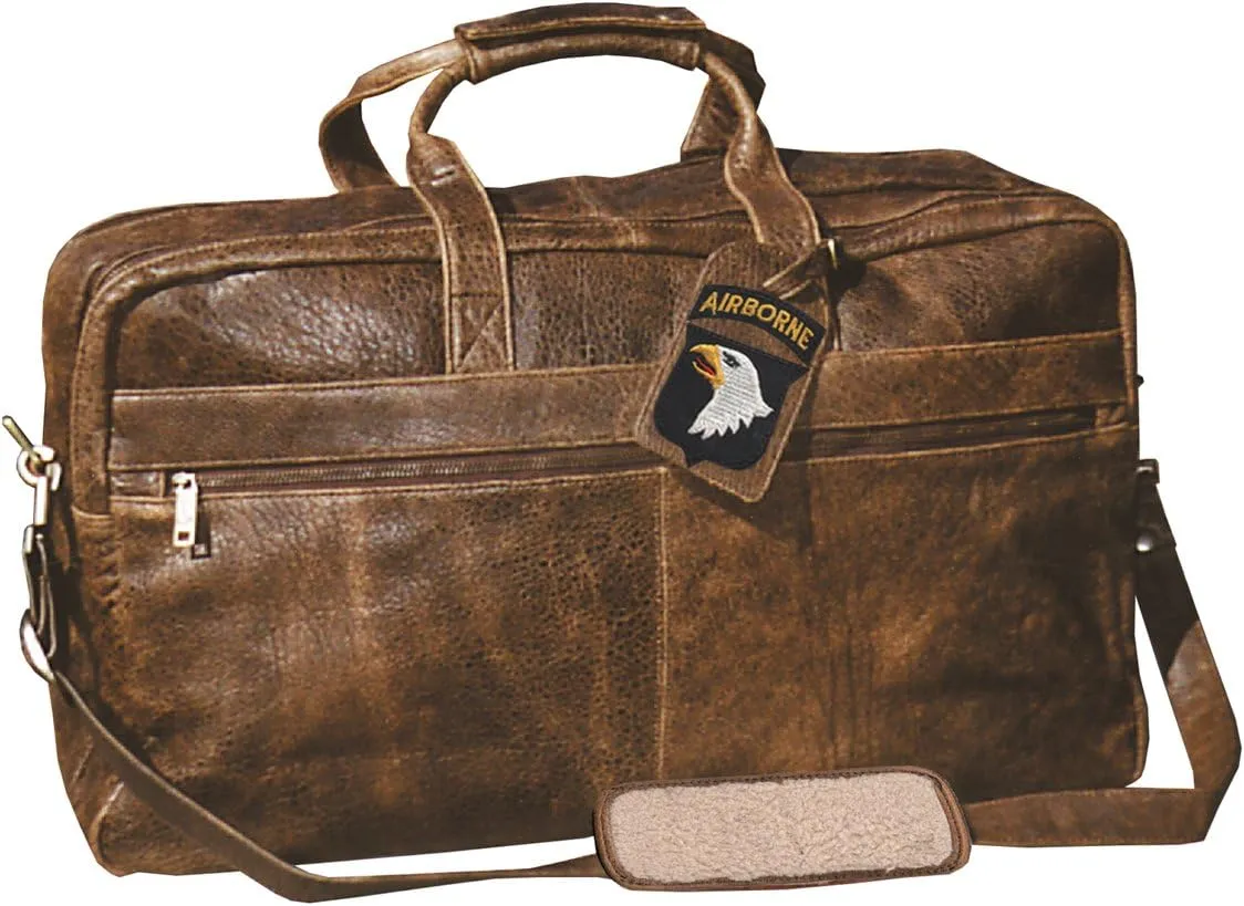 Scully Unisex Lambskin Duffle Bag Brown One Size