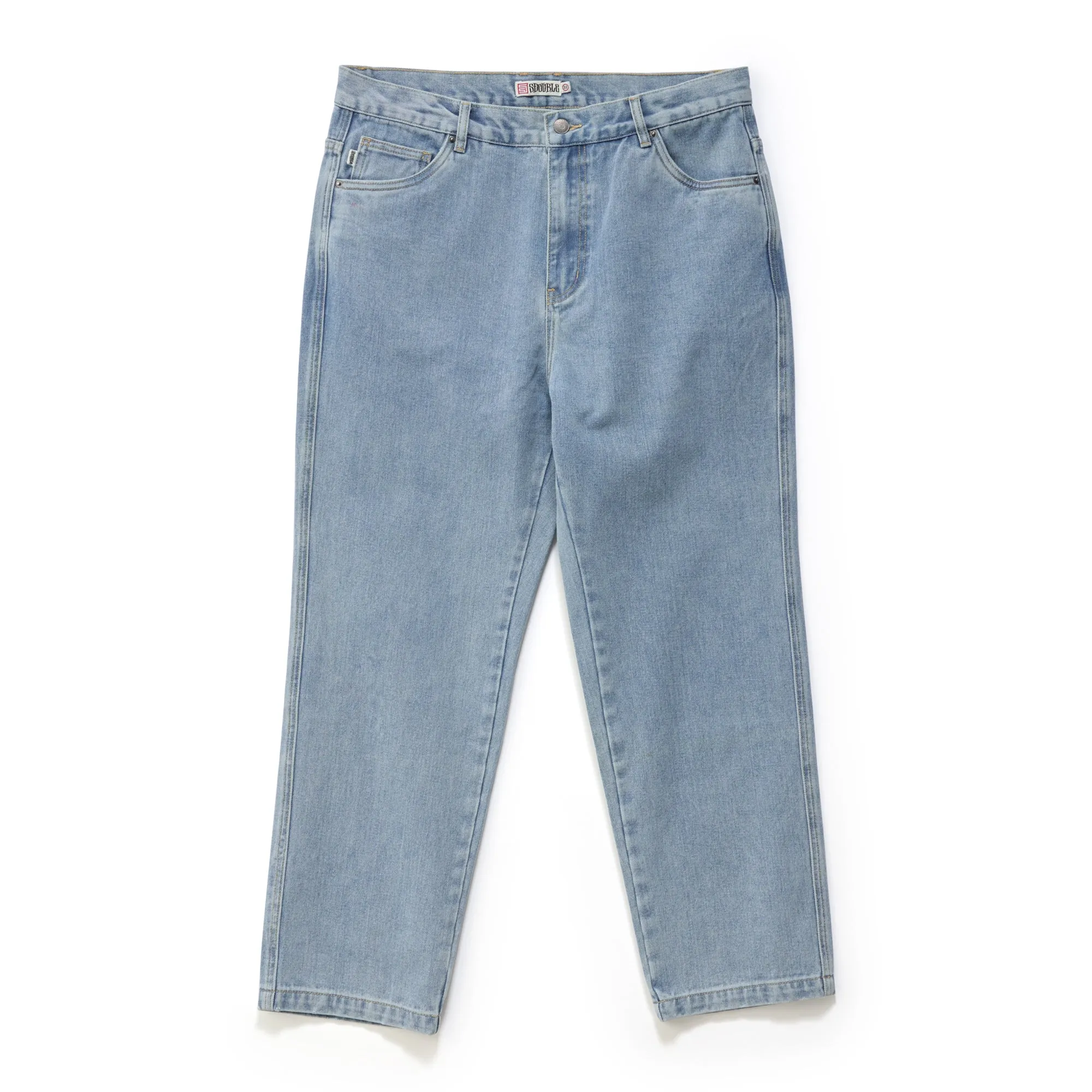 S/DOUBLE Denim Standard Jean Fade Wash Blue