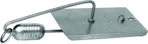 Sea Striker Planers | Fishing Planer with Stainless Steel Blade with Large Brass Ring, Silver