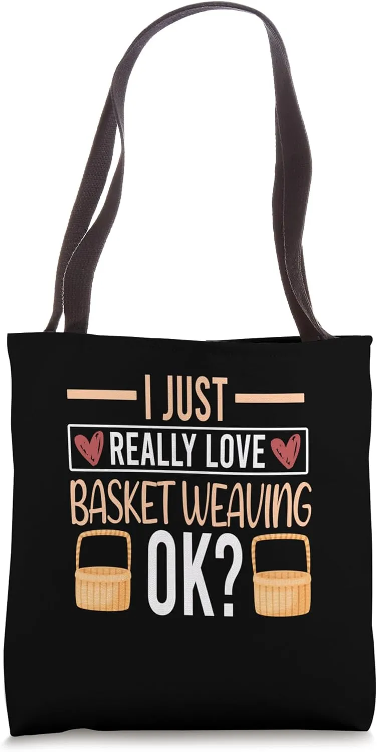 Shaper Basketweaver Basketry Basket Weaving Baskets Tote Bag