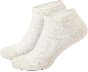 Short Mesh-knitted Breathing Moisture-Wicking Men’s Organic Linen Socks, 5-pack