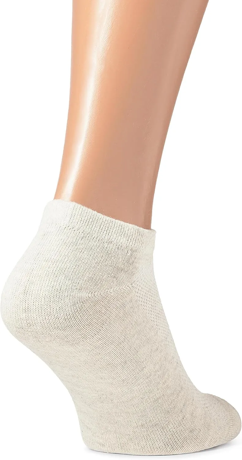 Short Mesh-knitted Breathing Moisture-Wicking Men’s Organic Linen Socks, 5-pack