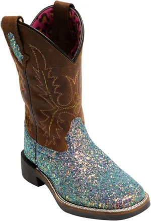 Shyanne Girls' Glitterama Western Boot Broad Square Toe - 43077