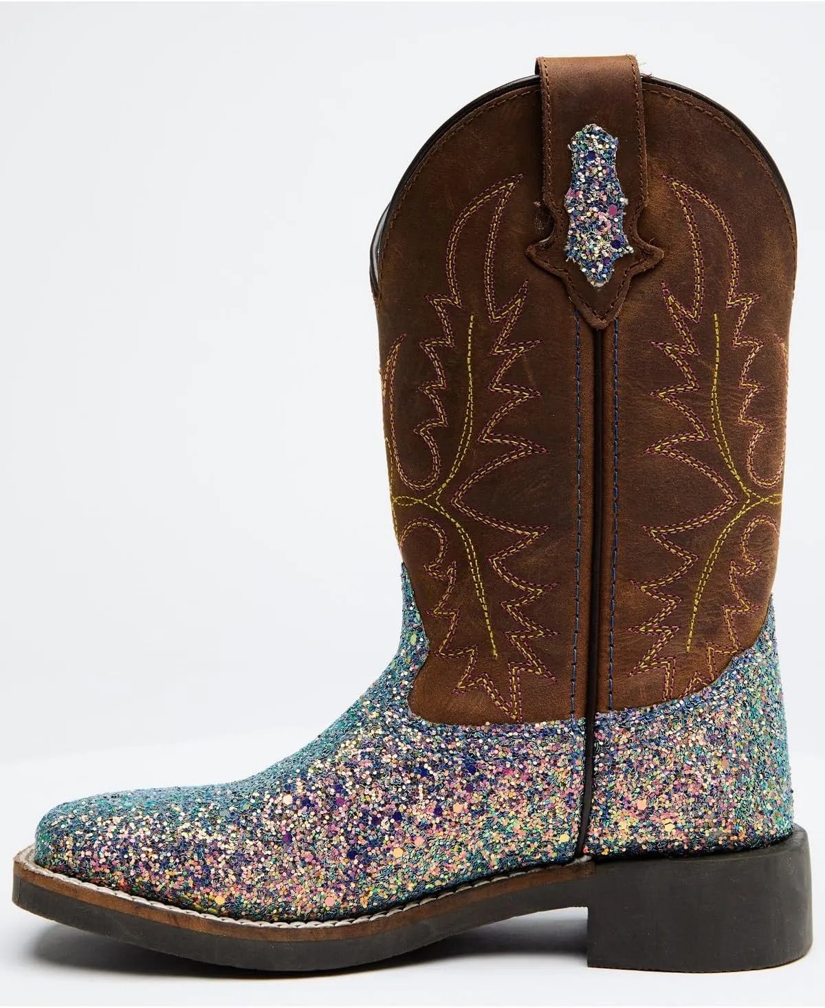 Shyanne Girls' Glitterama Western Boot Broad Square Toe - 43077