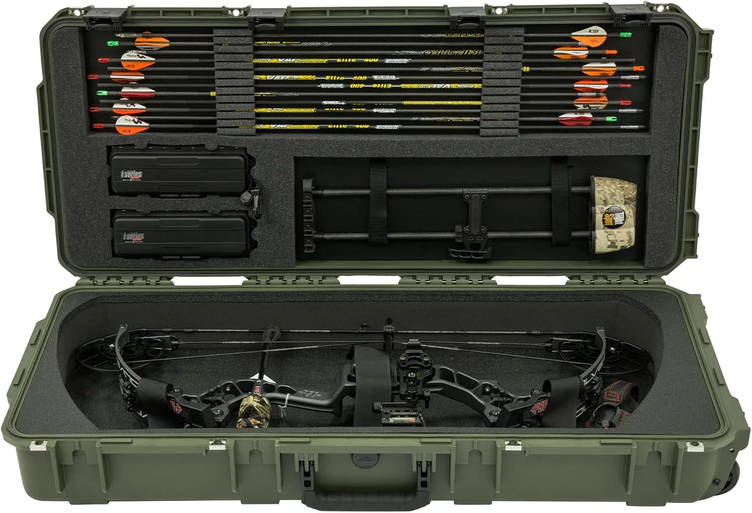 SKB Mathews Hard Shell Compound Bow and Arrow Archery Case with Wheels
