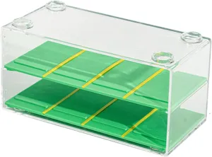 Sleek Mini Car Display Storage Solution for Collectors , double layer, 22.2cmx10.6cmx11cm