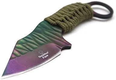 Snake Eye Tactical 7.5" Camping Knife Fixed Blade w/Nylon Sheath